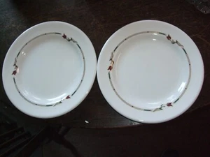 2 Piatti da tè Wedgewood metallizzati inglesi Bone China - Foto 1 di 3