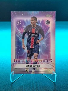 Tarjeta Wonderkids 2024-25 TOPPS Cromada Competiciones de Clubes UEFA Senny Mayulu RC - Imagen 1 de 1