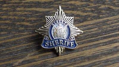 Department Of Public Safety Alberta Canada Sheriff Lapel Pin #462W - Image 1 of 4