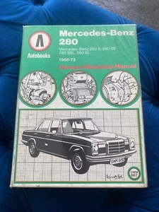 Mercedes Benz 280 SL SEL S SE 1968-72 Workshop Manual - Picture 1 of 6
