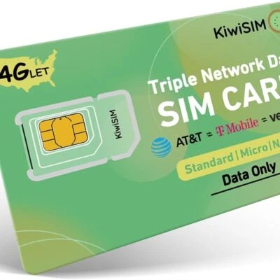 Prepaid SIM Card Support for AT&T T-Mobile and Verizon Network, Data SIM - Image 1 of 4