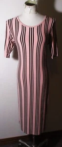 Abito donna LuLaROE rosa malva elasticizzato manica corta taglia M nuovo senza etichette - Foto 1 di 6