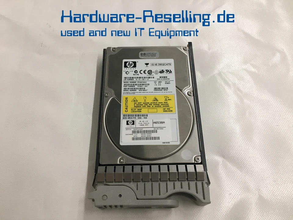 Seagate 3,5" 36 GB 10000 RPM 4 MB ST336706LC 9T9001-031 A6538-60001 - Bild 1 von 1