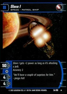 Star Wars TCG WOTC Jedi Guardians Slave I (C) 34/105 - Bild 1 von 1
