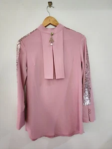 BLUE DAYS Label Women Blush Pink Straight Shift Relaxed Loose Dress 40 - Picture 1 of 10