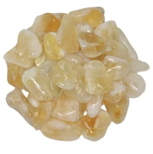 Piedras caídas de citrino de 1 lb - grado 2 - pequeñas - 0,75"" a 1"" Avg. - Imagen 1 de 3