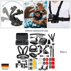 50x Action Kamera Zubehör Brustgurt Kit Set Für GoPro Hero Sport Cam Zubehör NEU