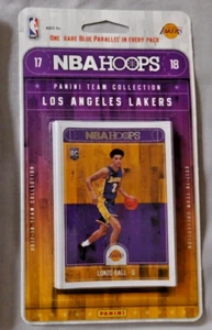 2017-18 Panini NBA HOOPS Los Angeles Lakers Factory Team Set  + 1 Blue Parallel - Picture 1 of 2