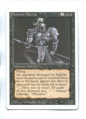1994 Magic the Gathering Revised - Hypnotic Specter - Image 1 of 2