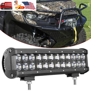 FOR Polaris Ranger XP 1000/1000 Crew 12" LED Light Bar Combo OffRoad Driving UTV - Picture 1 of 13