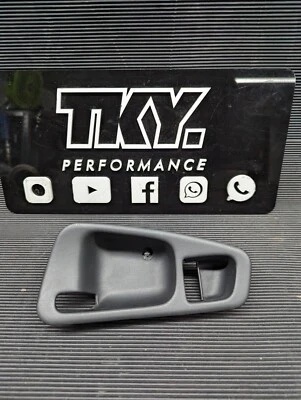 Honda Civic EG6 Black Inner Door Handle Lever Cover Surround Trim LEFT SIDE N/S - Image 1 of 4