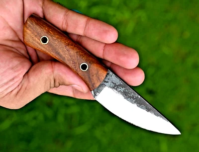 Custom Hand Made EveryDay Carry Skinning Knife 1095 High Carbon Steel Blade 2857 - Image 1 of 4
