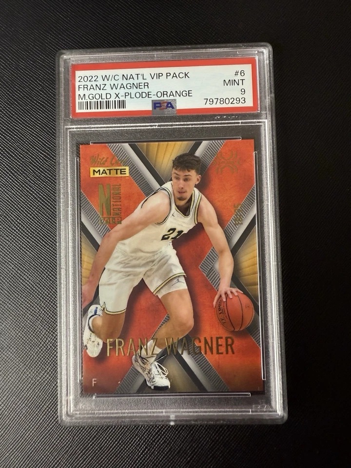 2022 Wild Card Matte National VIP Franz Wagner X-Plode /25 #MXPN-6 - PSA 9 - Image 1 of 1