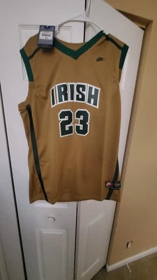 Irish Lebron James High School Basketball Jersey 23 by Nike XL, stitched  - Image 1 of 3