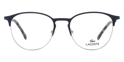 Óculos Lacoste L2251 unissex azul fosco oval 52mm novo 100% autêntico - Imagem 1 de 4