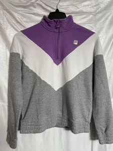 Fila Sweatshirt Damen Colorblock 1/4 Zip Pullover Gr. Medium - Bild 1 von 5
