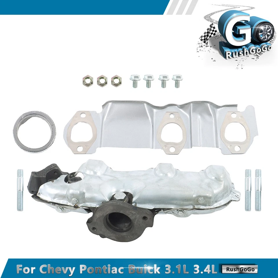 Colector de escape trasero derecho 674-567 para Oldsmobile Achieva Alero Cutlass 3,1 L Foto 1 de 4