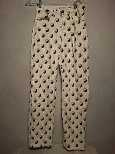 Rue21 White Ying Yang Skate Jeans High Rise Women's Size 4 - Picture 1 of 6