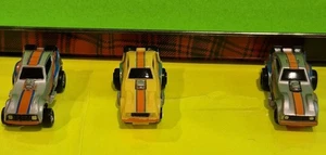 3 Micro Machines Plymouth Arrow/ Funny Cars Thunder 1986 Deluxe Rare Yellow - Picture 1 of 11