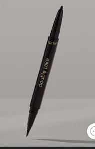 Tarte Double Take Eyeliner Liquid/Gel Eyeliner Full Size Vegan BLACK NIB - Picture 1 of 13