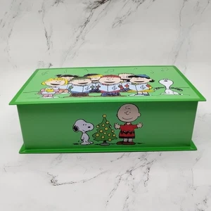 Arachidi Natale Cerniera Metallo Latta Charlie Brown Snoopy Vermont Country Store  - Foto 1 di 15