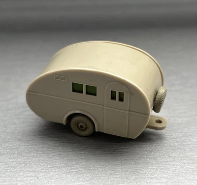 alter Wiking H0 1:87 Trailer Caravan Wohnwagen Eiform Graue Räder - Bild 1 von 4