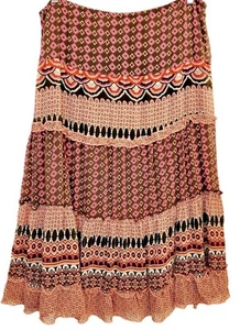 Notations Skirt Womens L Fairy Grunge Whimsigoth Floral Boho Y2K 90s Cottagecore - Picture 1 of 3