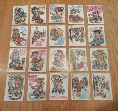1970 Donruss Odder Odd Rods sticker card - choose your # 1 thru 66 - Image 1 of 3