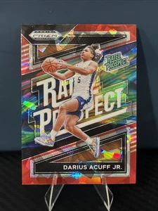 Selecciones del draft de Prizm 2024 - Clasificado Prospect Darius Acuff Jr. #7 Red Ice Prizm (RC) CASI NUEVO - Imagen 1 de 2