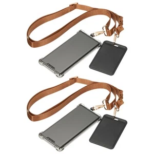 2Pcs Universal Cell Phone Lanyard for Concerts, Gold - Photo 1/6