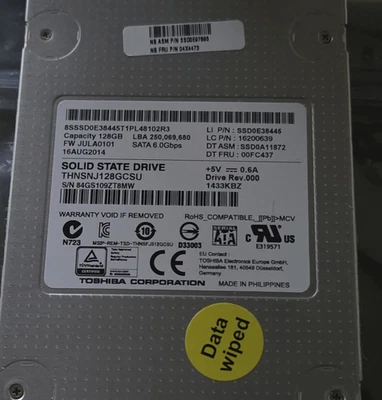 Toshiba SSD 128GB - Bild 1 von 4