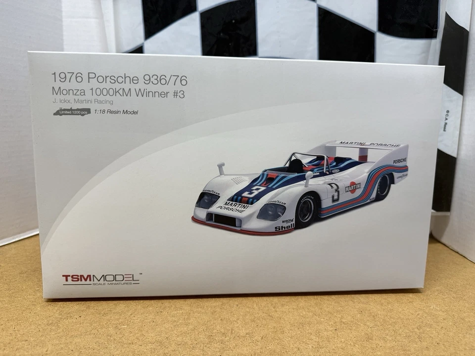 1:18 TSM Model 1976 Porsche 936/76 - Monza 1000KM Winner #3 TSM141827R - Image 1 of 4