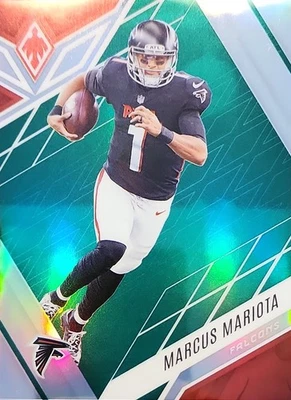 2022 Panini Phoenix #75 Marcus Mariota Green /25 - Imagem 1 de 2