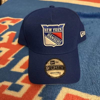 New Era New York Rangers Hat Cap Adult Adjustable 9FORTY - Image 1 of 4