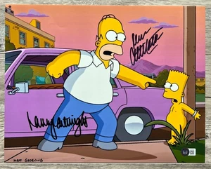 Nancy Cartwright Dan Castellaneta handsigniertes signed SIMPSONS 11x14 Foto BAS - Bild 1 von 1