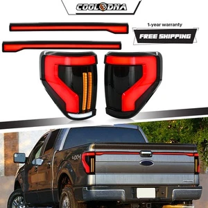 Conjunto de luces traseras LED completas de humo para Ford F150 2009-2014 par de luces traseras DRL - Imagen 1 de 24