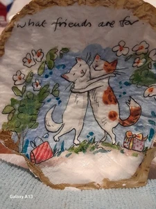 Überbackene entkopaugte Katze Katzenschale - Bild 1 von 1