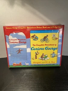 Curious George Adventures Deluxe Book And Cd Special Collector Ed Gift Set - Picture 1 of 7