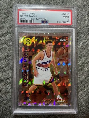 Steve Nash Topps Draft Redemption 1996 PSA 9 Suns Foto 1 de 2