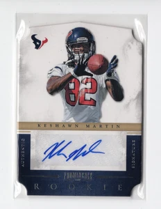 2012 Panini Prominence Signature Die Cut SP/199 Keshawn Martin #188 Auto RC - Bild 1 von 2
