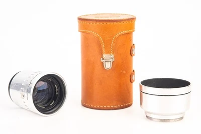 Steinheil Munchen Argus Cintagon 100mm f/3.5 Lens with Hood & Case C44 Mount V28 - Image 1 of 4