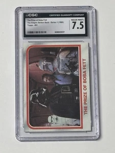 1980 Topps Star Wars #91 The Prize of Boba Fett ESB Series 1 CGC 7.5 NEAR MINT+ - Picture 1 of 2