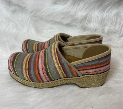 Zuecos sin cordones DANSKO Vegan Yute Pro tela tejida artesanal talla 36 Foto 1 de 4