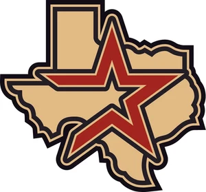 Houston Astros 4 Zoll MLB Vinyl gestanzter Aufkleber Sticker * Kostenloser Versand - Bild 1 von 2