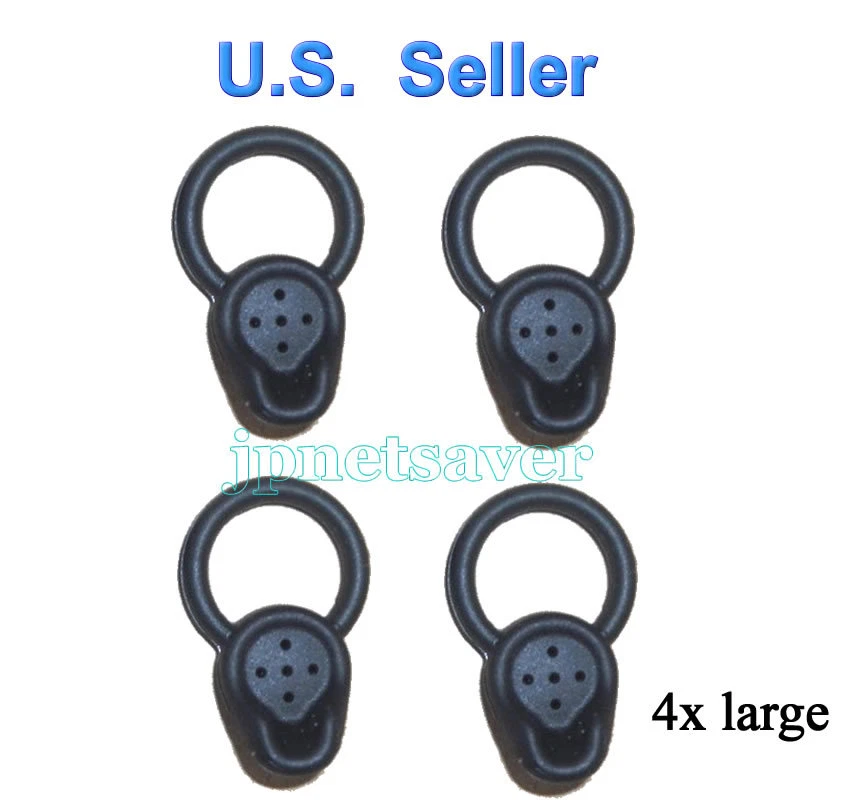 4 large Motorola H17 H17txt H525 HX550 H1, SOUNDID 510 500 300 200 100  earbuds - Image 1 of 1