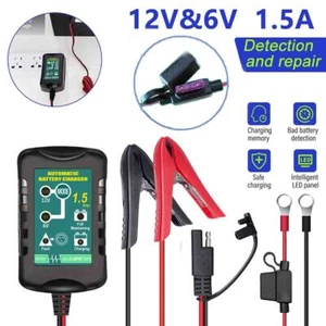 Battery Charger 12 Volt 1.5 AMP Automatic Battery Charger - Picture 1 of 8