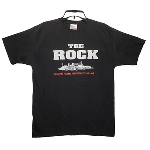 The Rock Alcatraz Federal Penitentiary Cotton Heritage Herren Large schwarz Tshirt - Bild 1 von 7