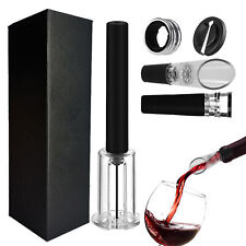 Luftdruck-Weinflaschenöffner, automatischer Korkenzieher, Ausgießer, Foliensch