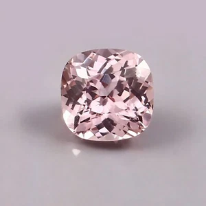 2.85Ct Natural Certified Pinkish Poudretteite Cushion Loose Gemstone 7.7X7.7mm - Imagen 1 de 5