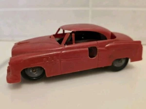 Vintage 1950's Marx Toys 5” Wind Up Plastic Red Buick Car No Key Automobile - Picture 1 of 9